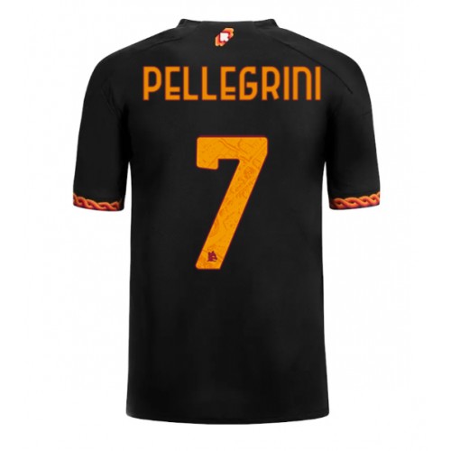 AS Roma Lorenzo Pellegrini #7 Rezervni Dres 2023-24 Kratak Rukav